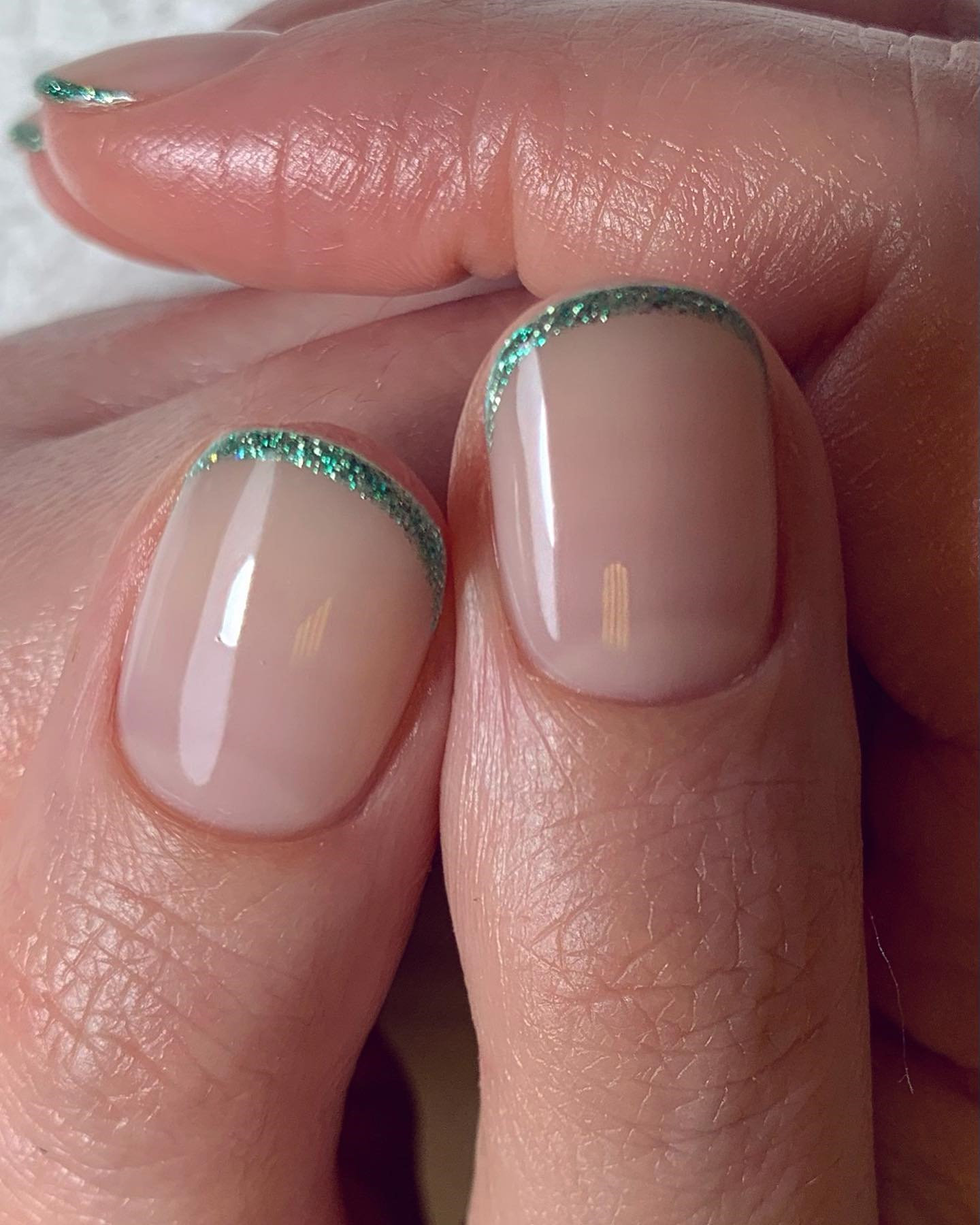 Green nail designs, green nails for the Spring, simple green nails ideas, short square green nails ideas