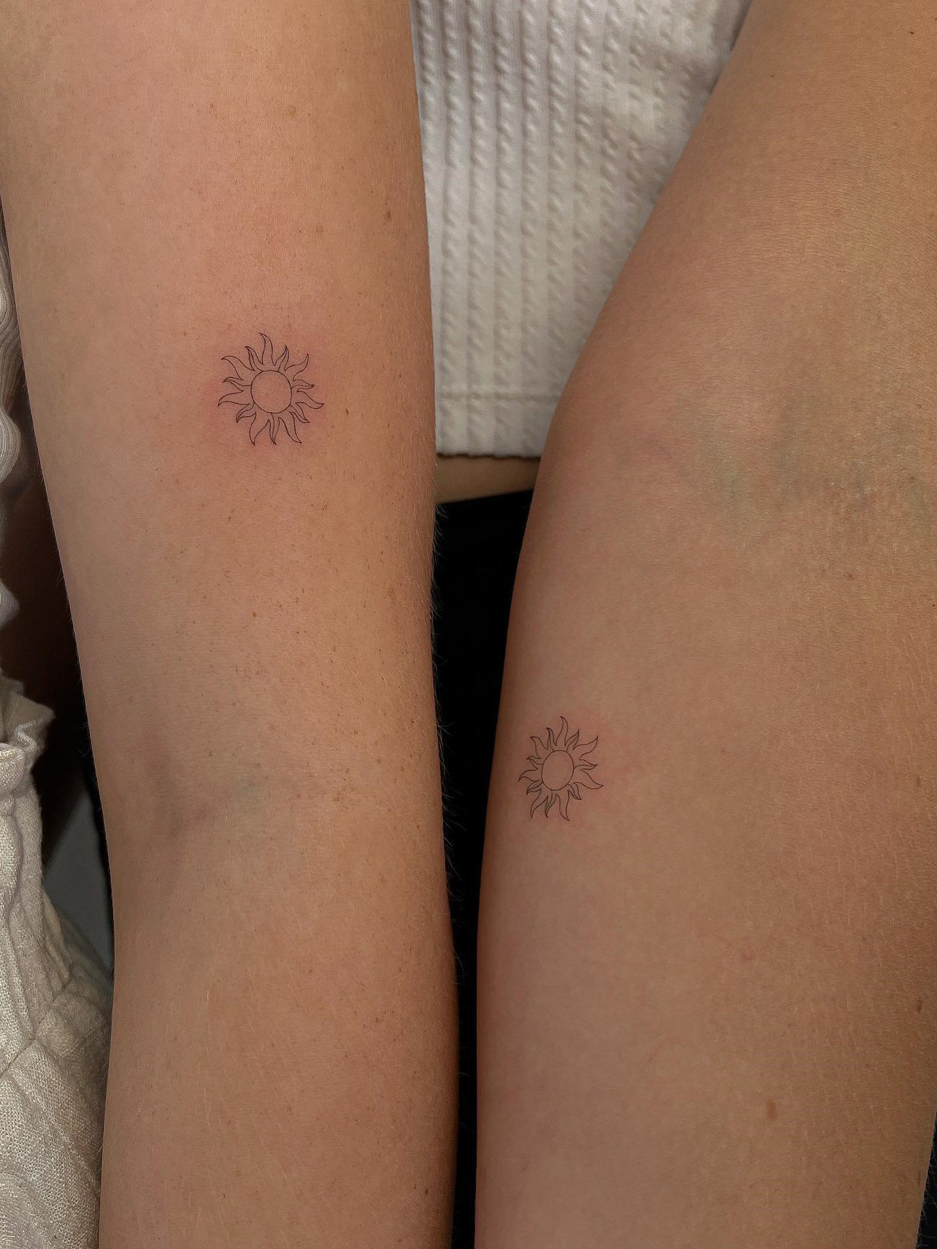 Inner Arm Tattoos for Females, moon tattoos