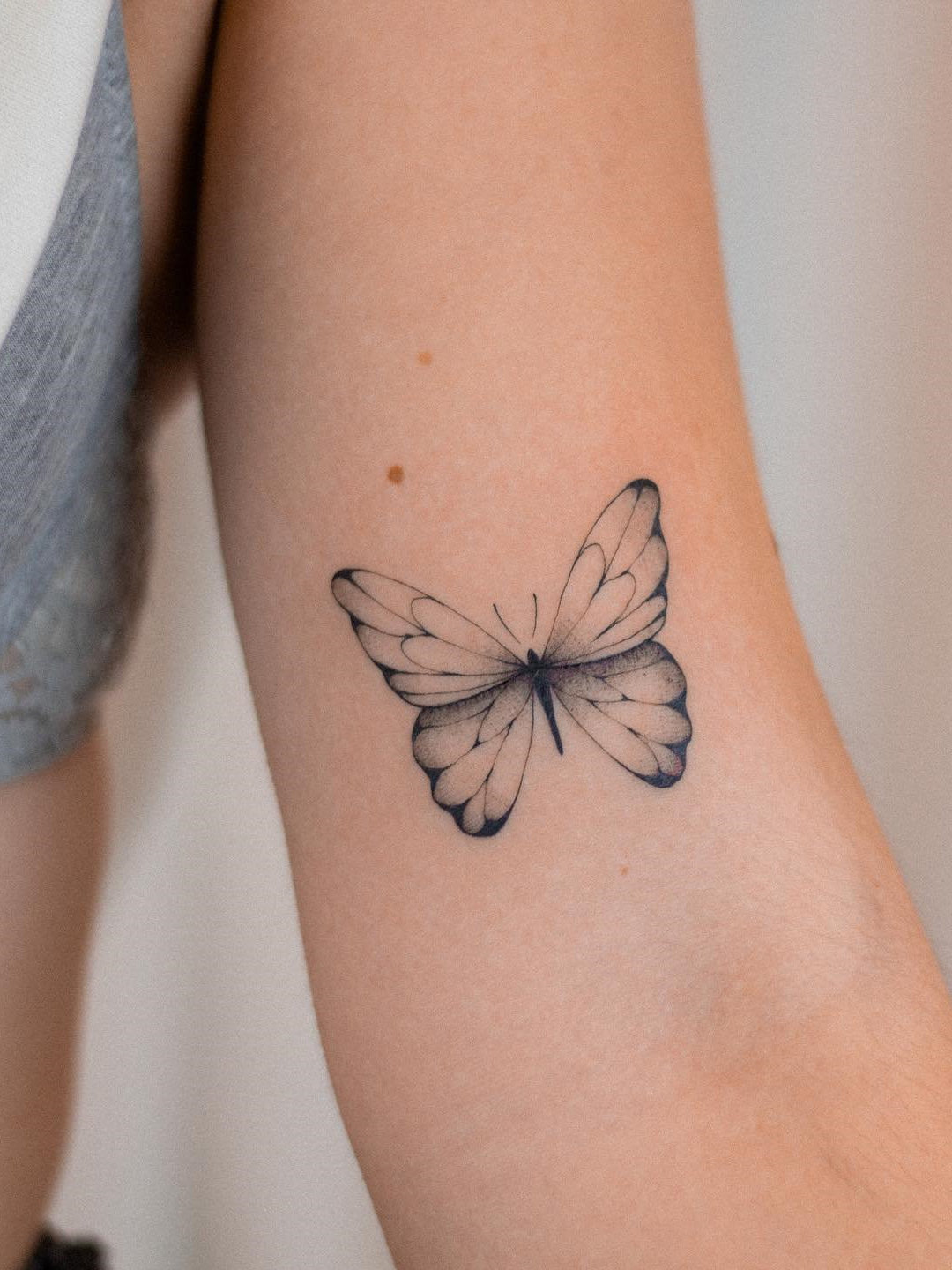 Inner Arm Tattoos for Females, butterfly tattoo ideas