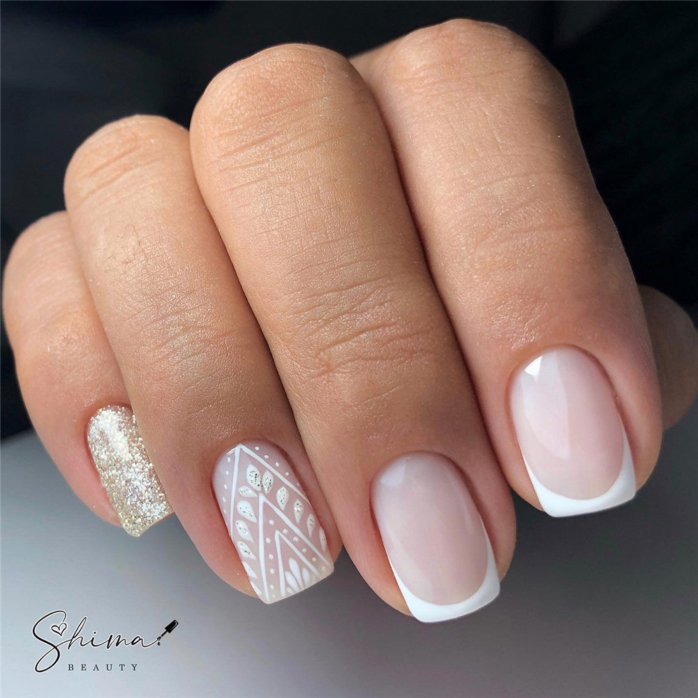 simple shaort nail art ideas and designs, Spring Nails, short nails, Simple Nails, short nails, #springnails #shortnails #manicure #naildesigns