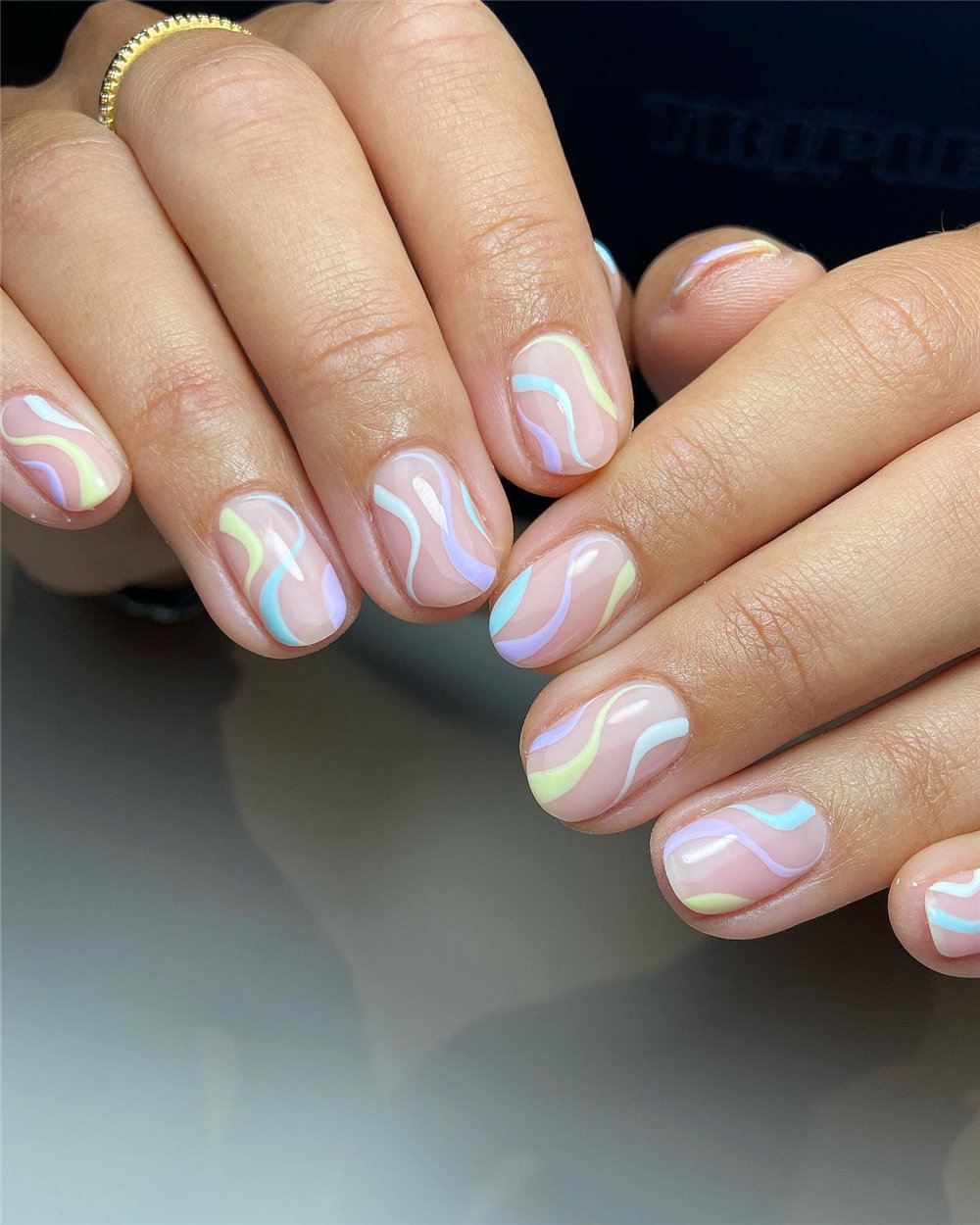 simple shaort nail art ideas and designs, Spring Nails, short nails, Simple Nails, short nails, #springnails #shortnails #manicure #naildesigns