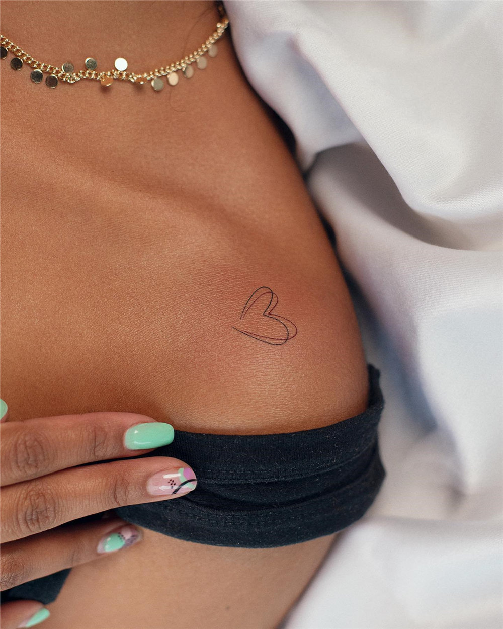 small heart shape tattoos