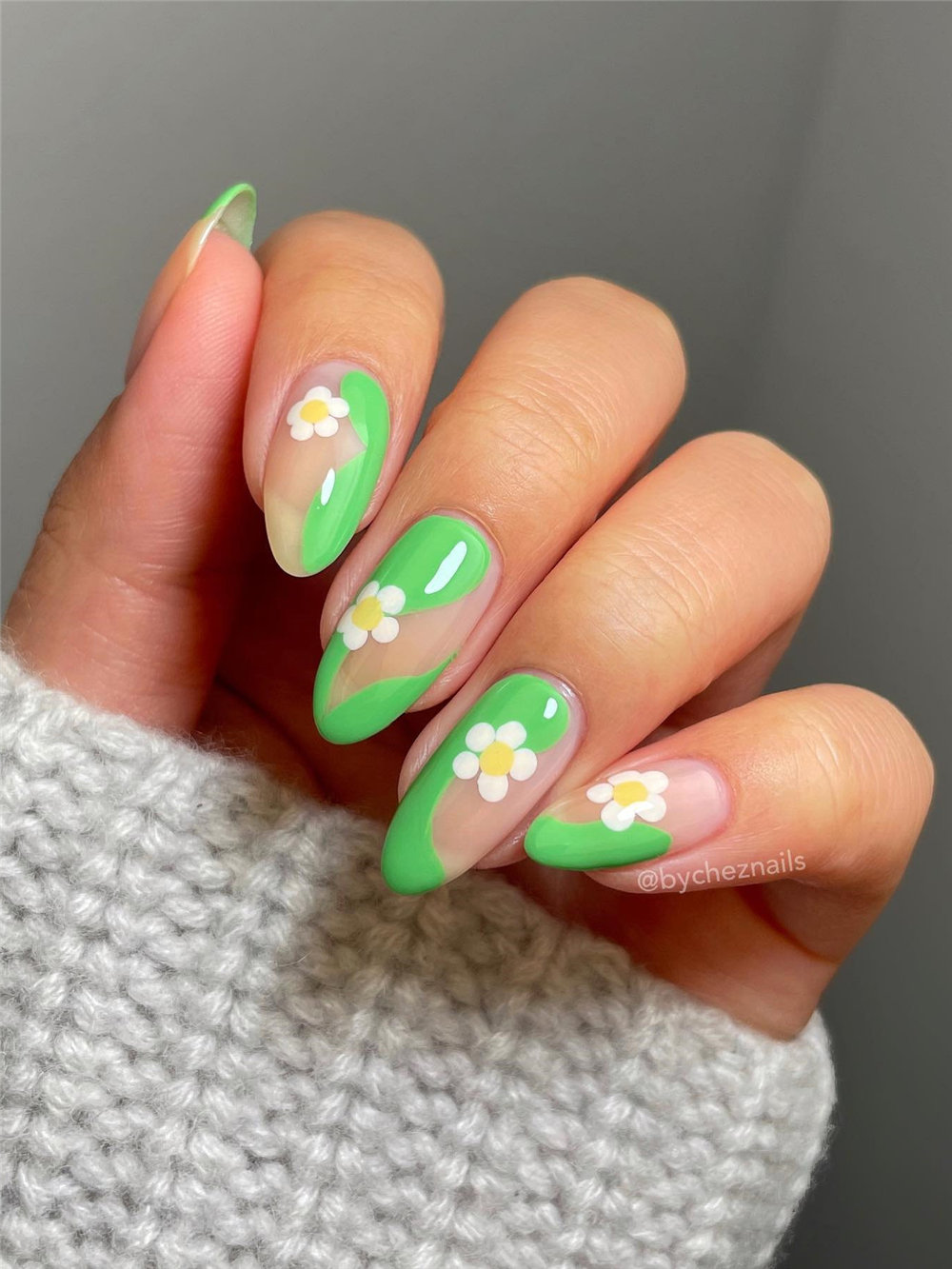 green nail designs