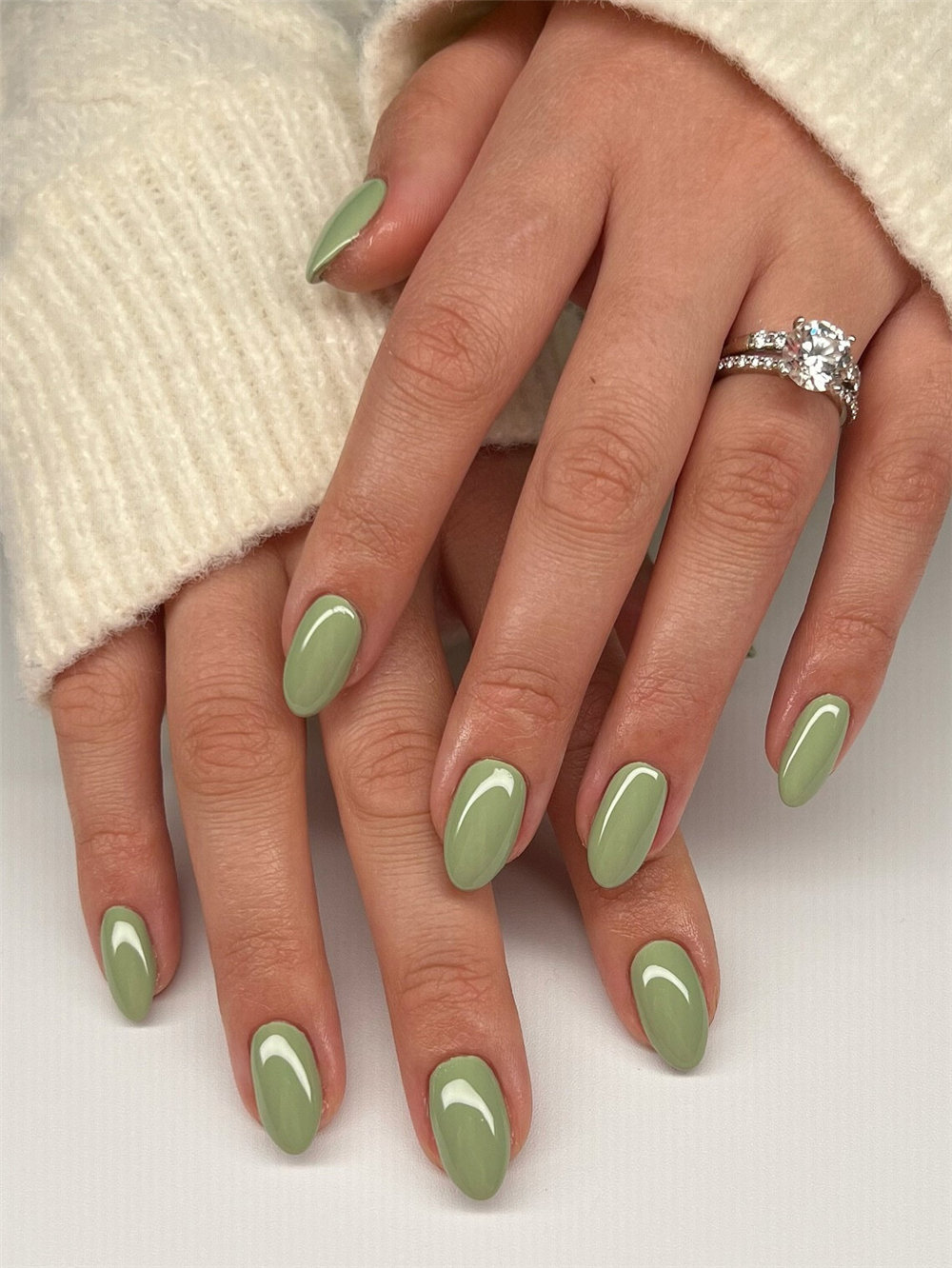 green nail designs