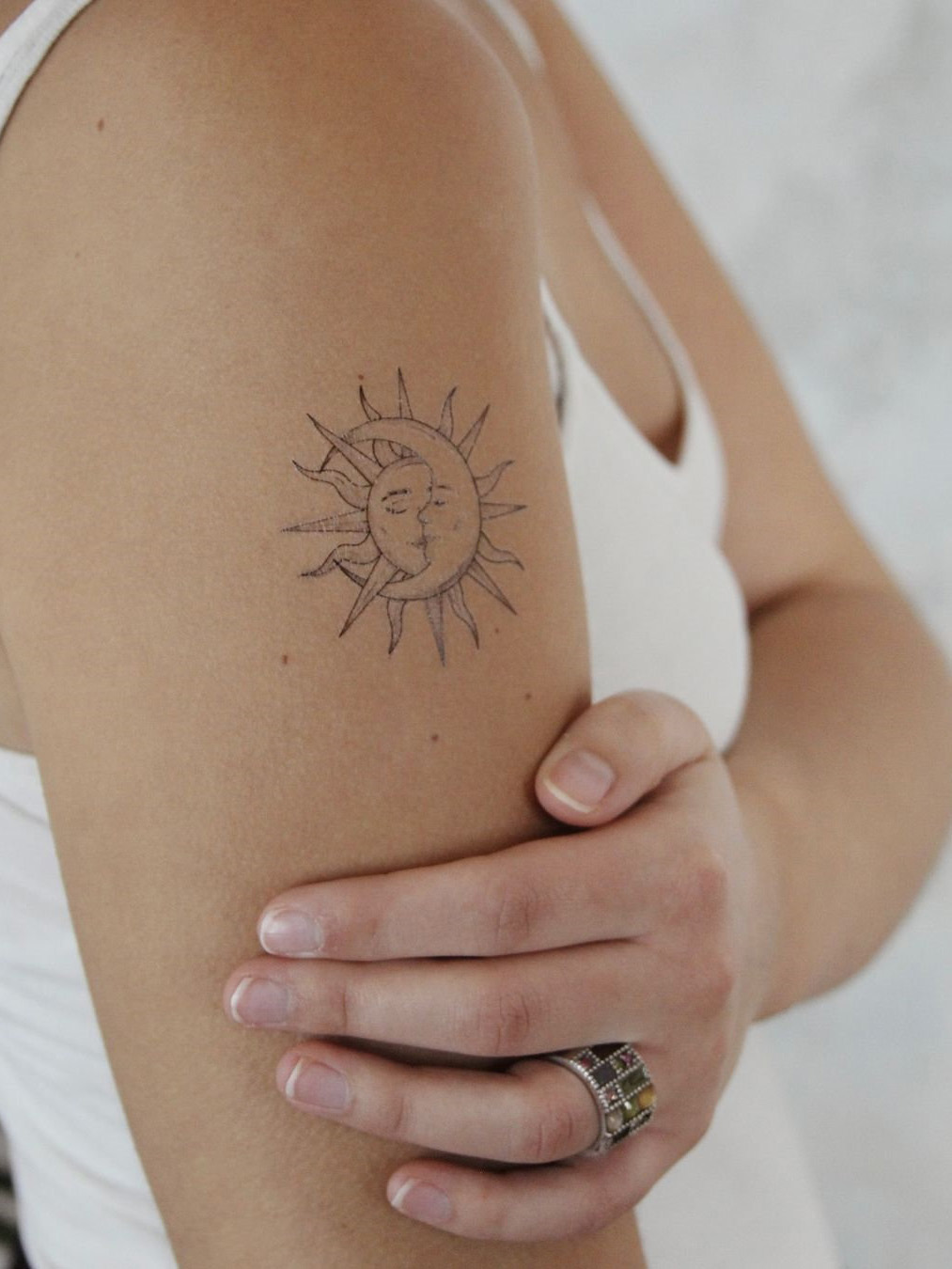 Sun and Moon Tattoo Ideas