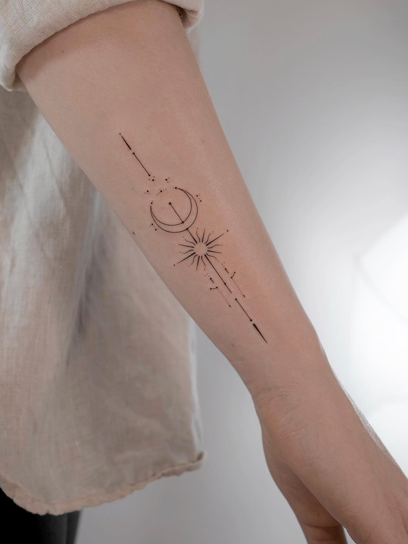 Sun and Moon Tattoo Ideas