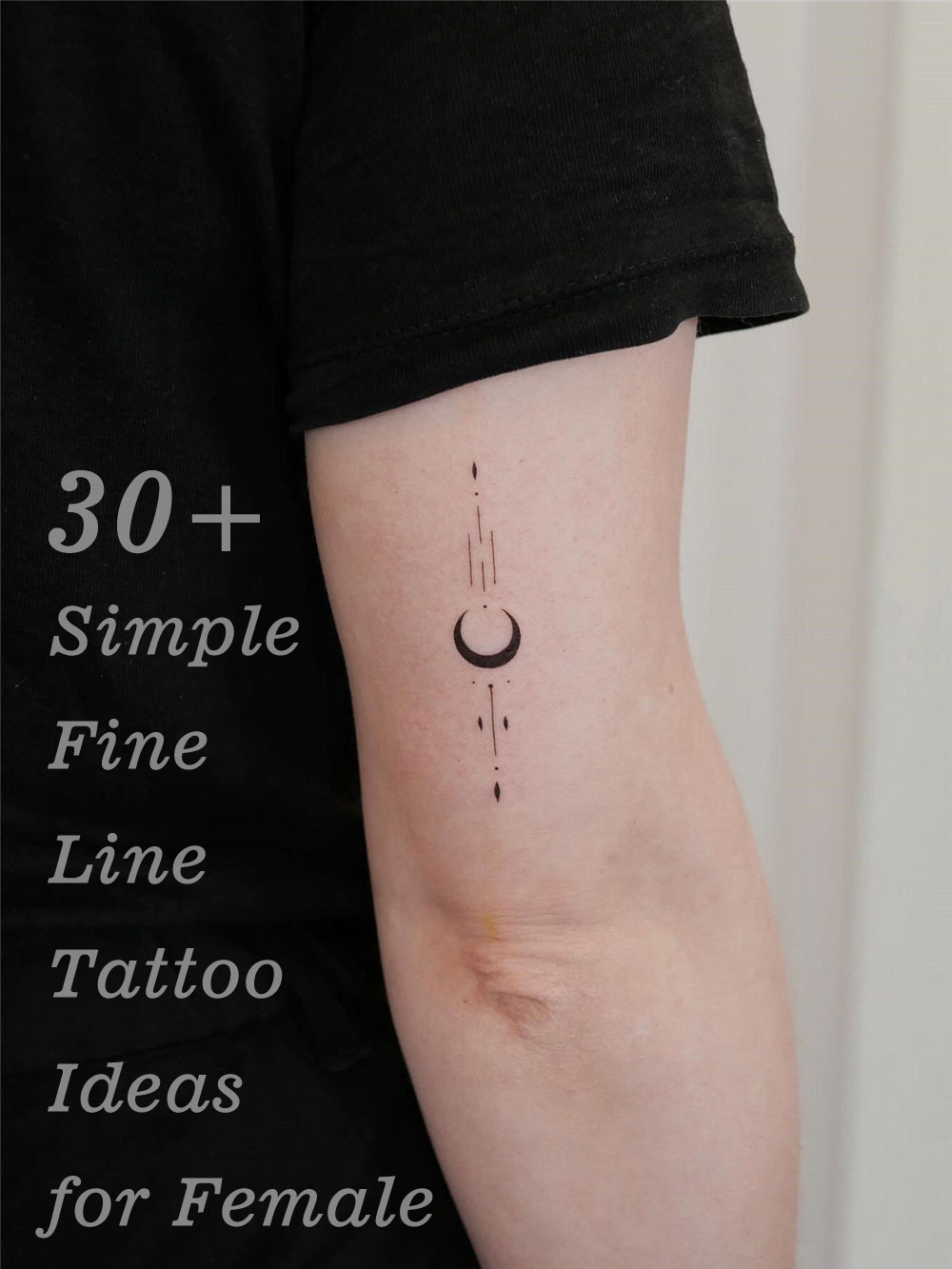 30+ Simple Fine Line Tattoo Ideas for Female