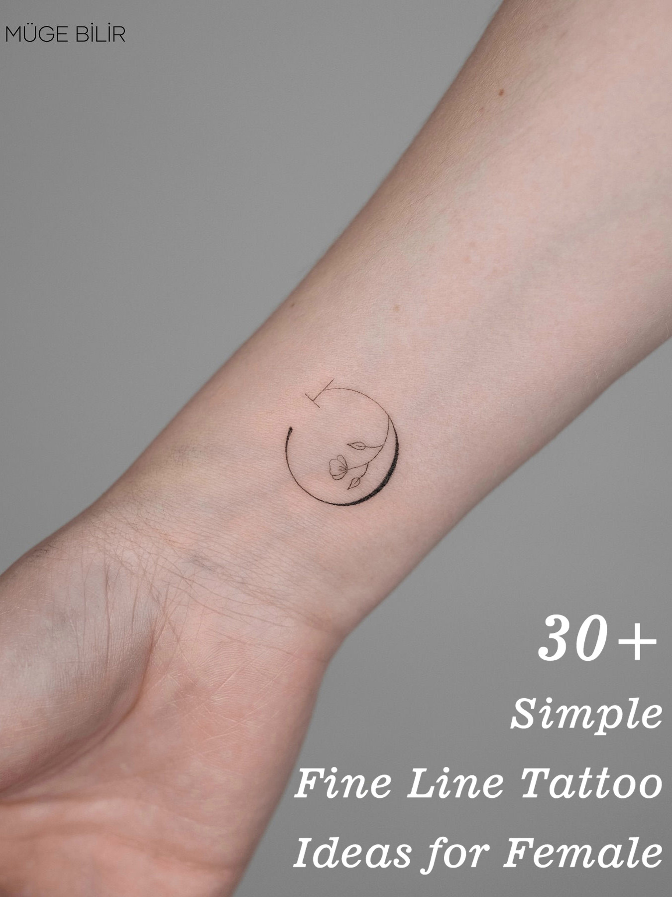 30+ Simple Fine Line Tattoo Ideas for Female