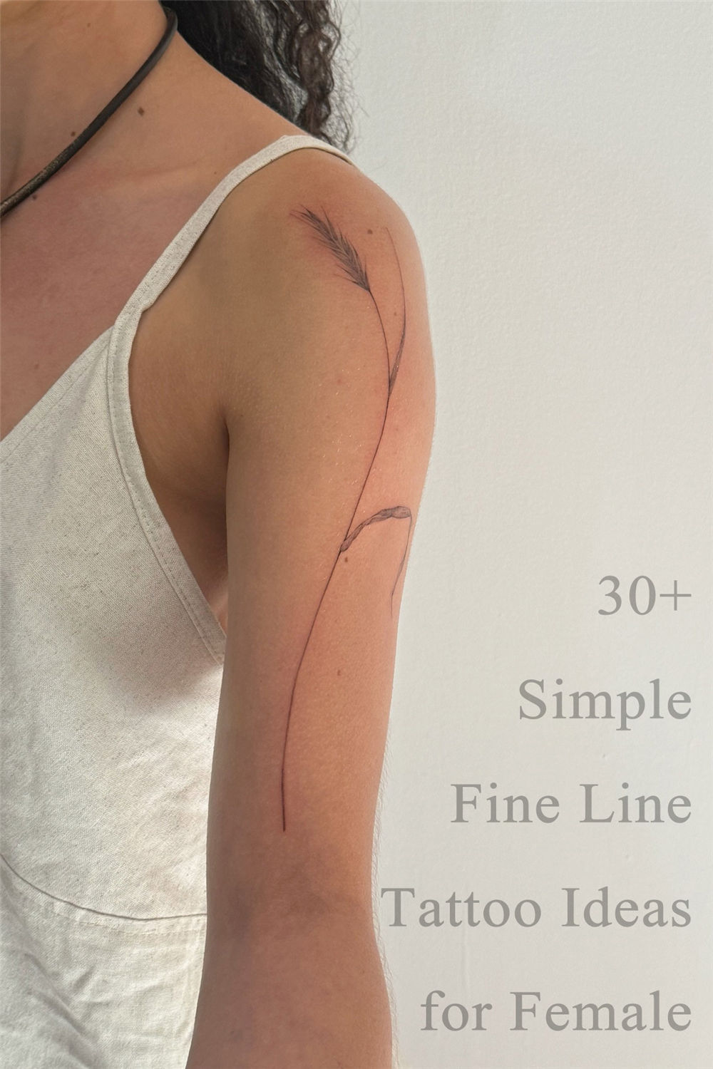 30+ Simple Fine Line Tattoo Ideas for Female