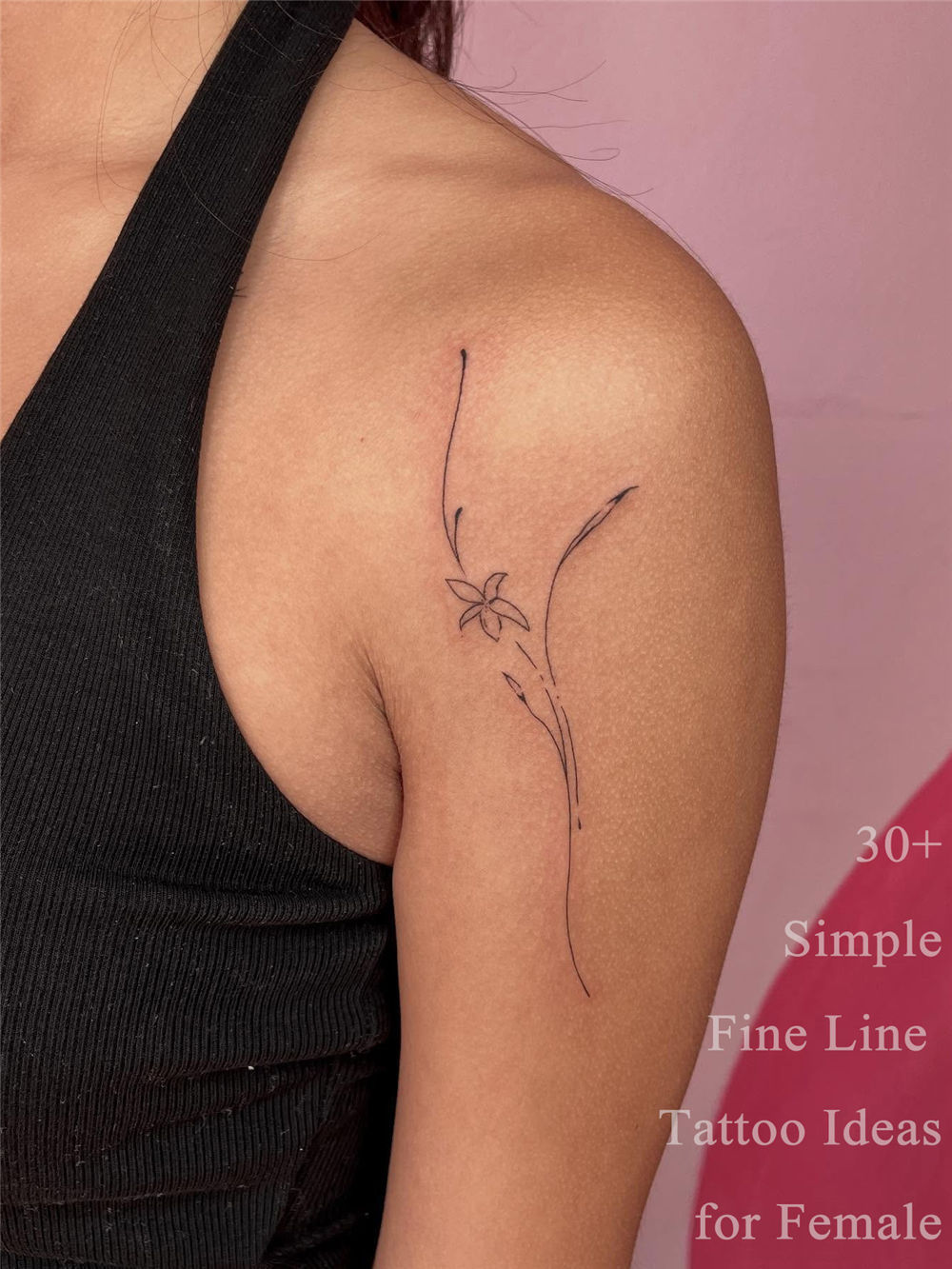 30+ Simple Fine Line Tattoo Ideas for Female