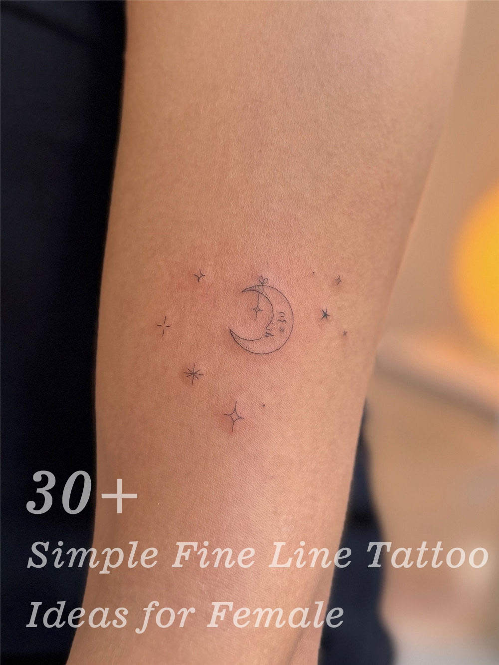 30+ Simple Fine Line Tattoo Ideas for Female