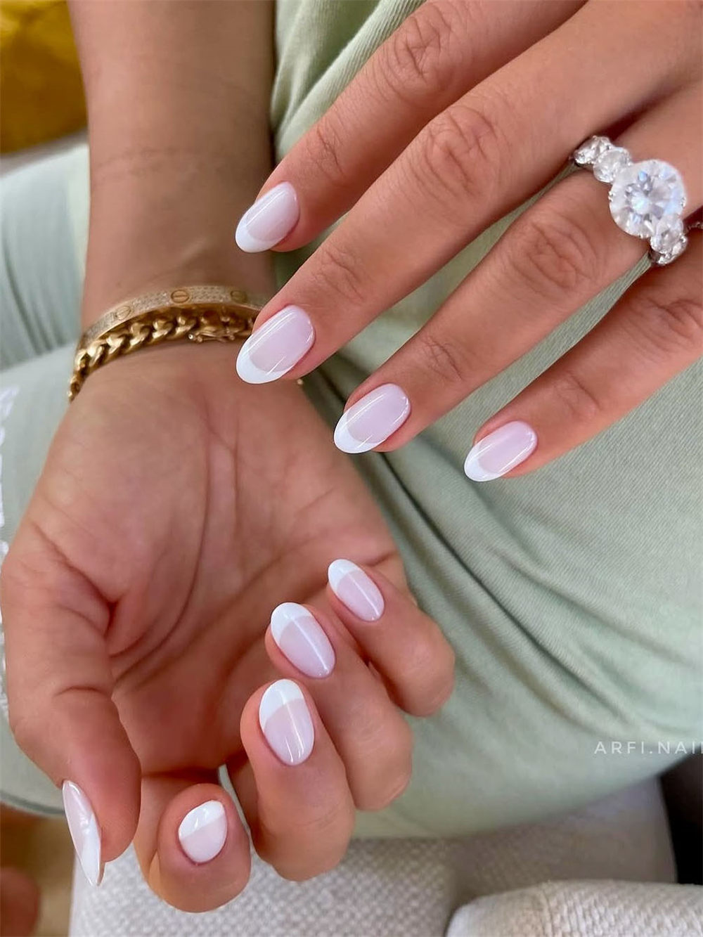 30+ Simple and Classy Wedding Nails For Bride