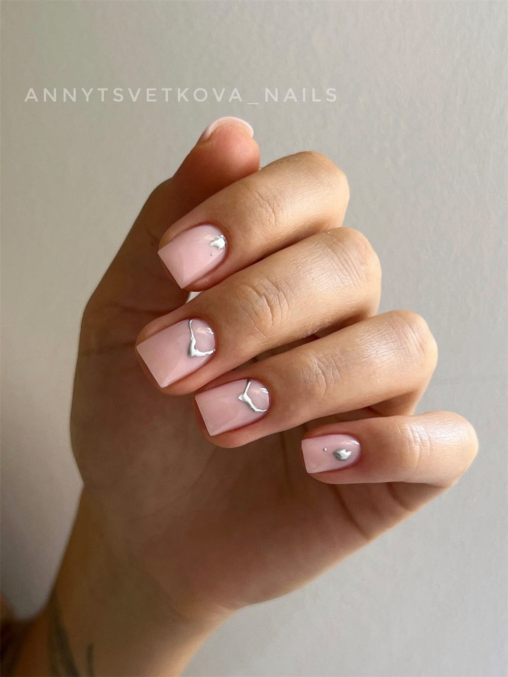 30+ Simple and Classy Wedding Nails For Bride