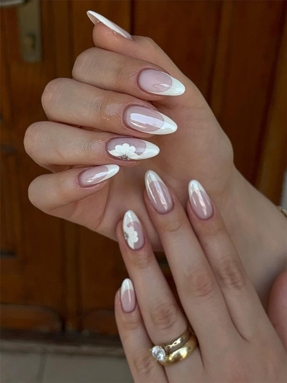 30+ Simple and Classy Wedding Nails For Bride