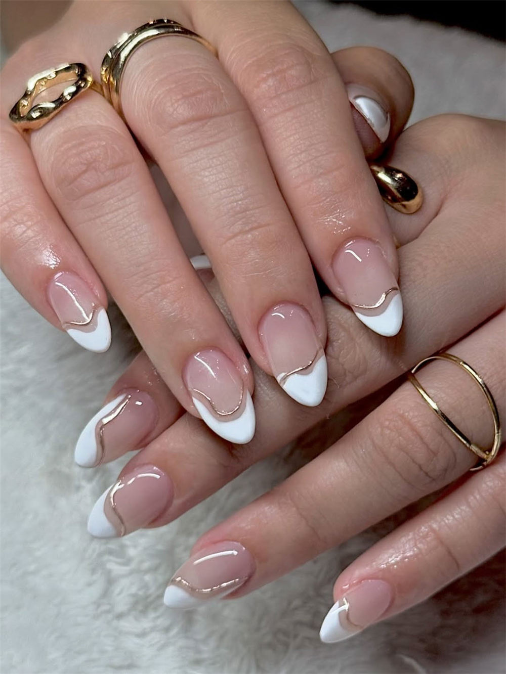 30+ Simple and Classy Wedding Nails For Bride