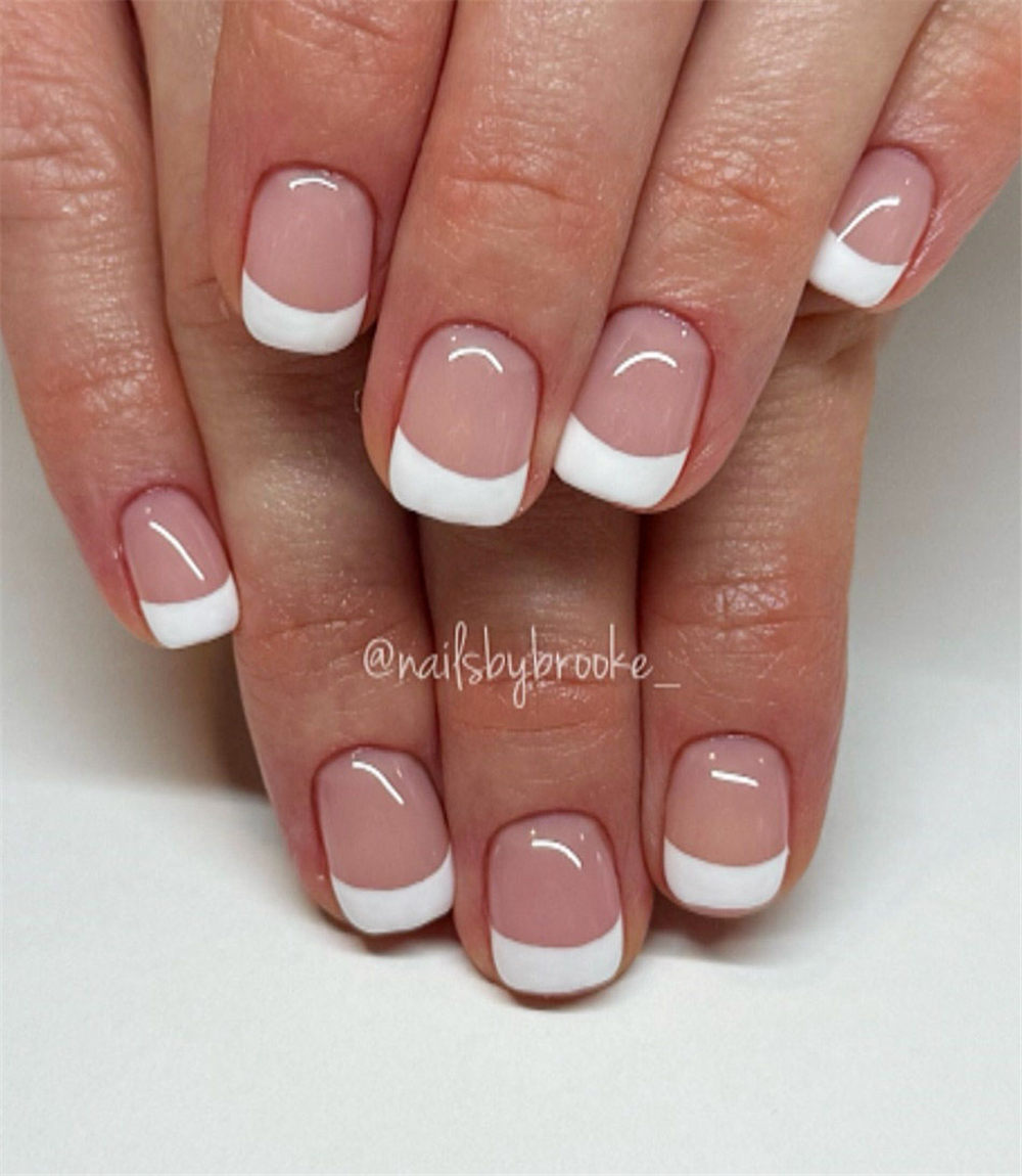 30+ Simple and Classy Wedding Nails For Bride
