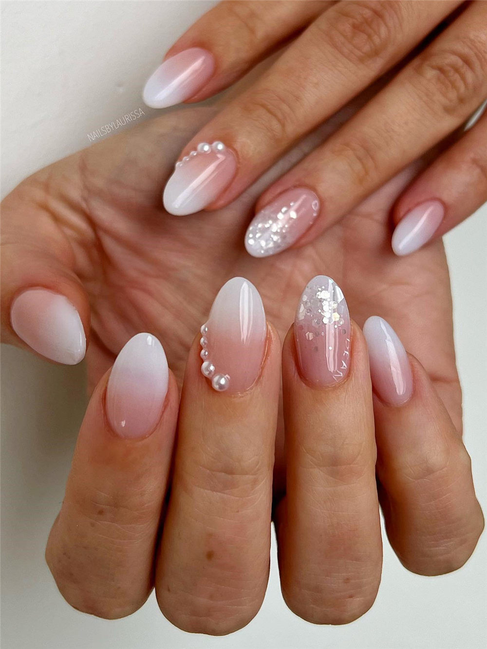30+ Simple and Classy Wedding Nails For Bride