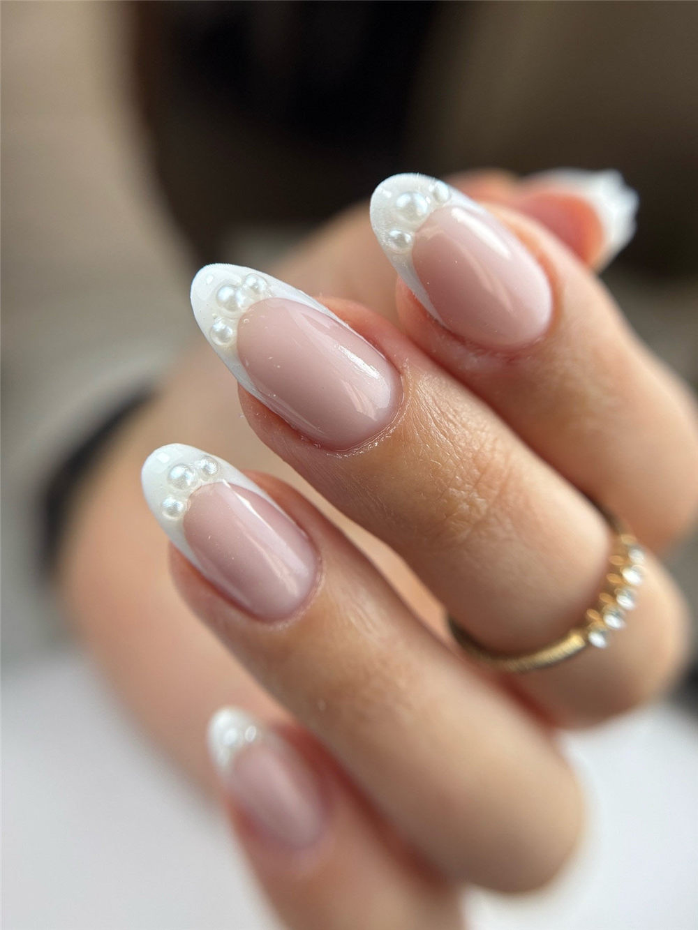 30+ Simple and Classy Wedding Nails For Bride