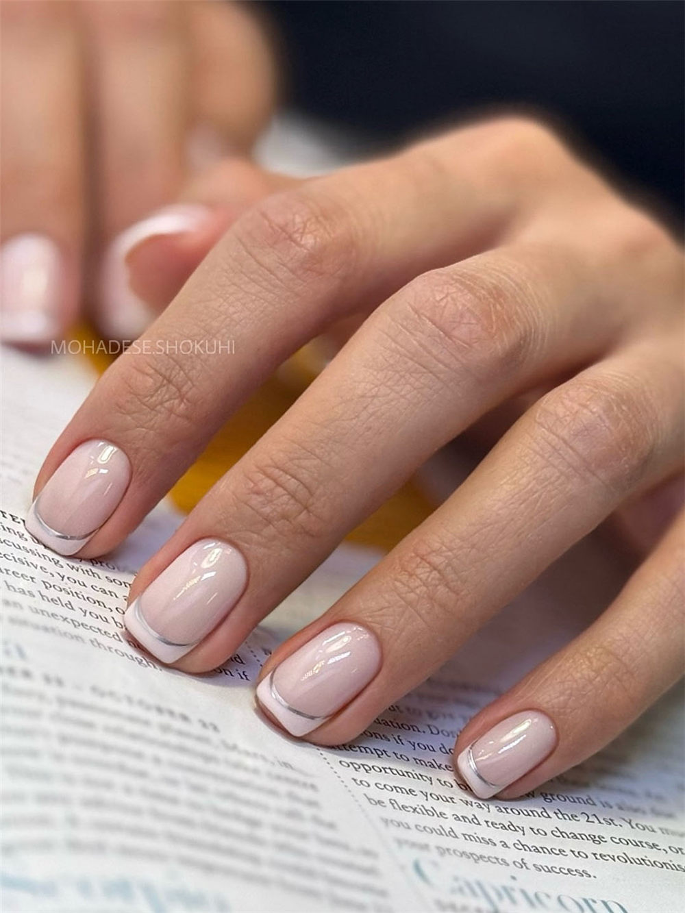 30+ Simple and Classy Wedding Nails For Bride