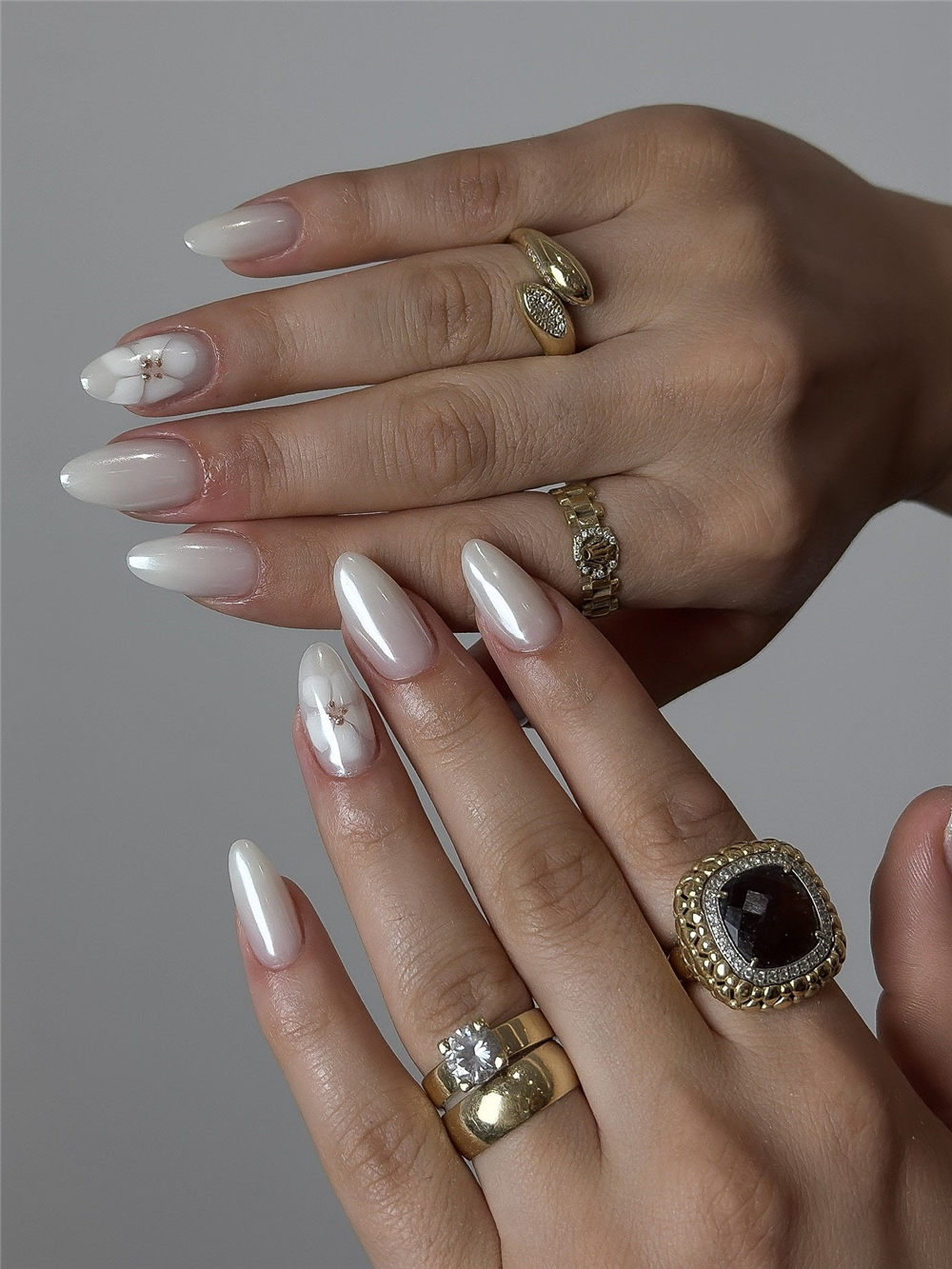 30+ Simple and Classy Wedding Nails For Bride
