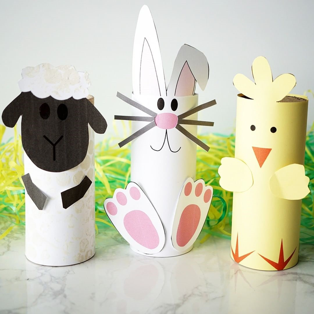 Easy and cute Easter crafts Ideas for kids, include heart designs, floral tattoos and more. There have bunny paper cut, Easter eggs painting, crochet and so on. #eastercrafts #eastercraftsfor kids #eastercraftsdiy