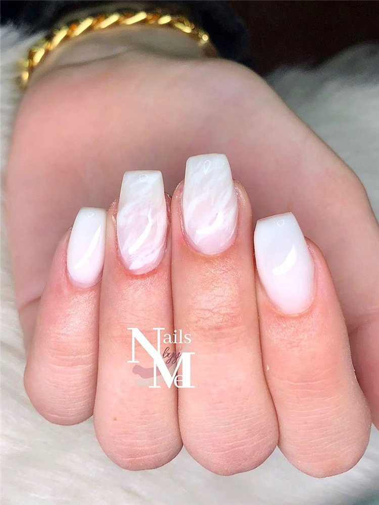 french nail designs ideas, include glitter nails, short nails, and long nails designs and more. If you want to manicure, you can browse our website from time to time. #frenchtipnails #frenchnails #nailart