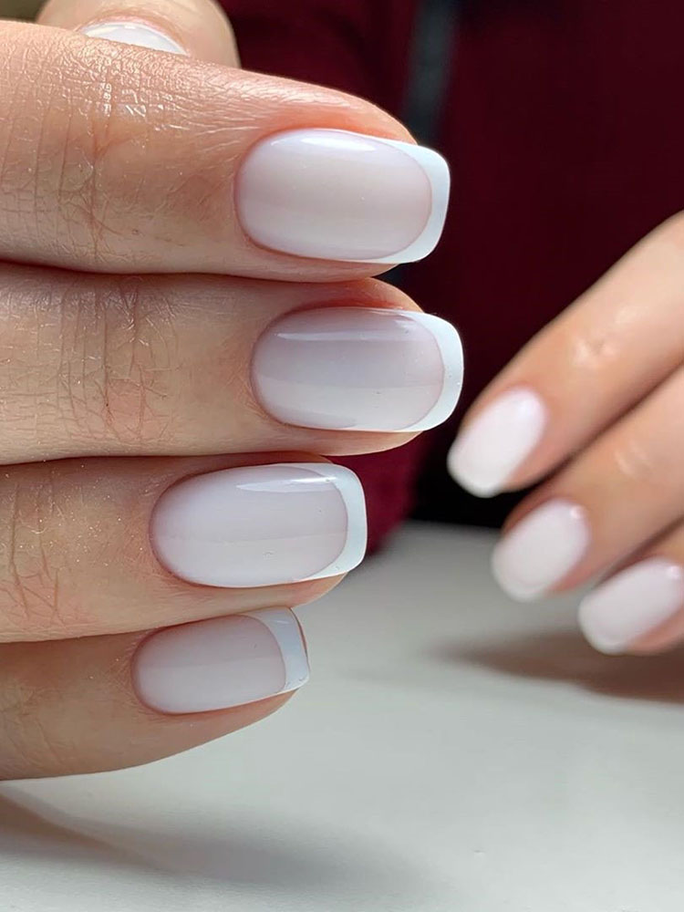 french nail designs ideas, include glitter nails, short nails, and long nails designs and more. If you want to manicure, you can browse our website from time to time. #frenchtipnails #frenchnails #nailart